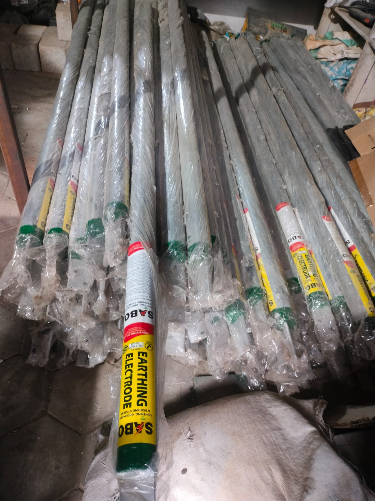 Dual Pipe Earth Electrode 50mm*2M Sabo GI Chemical Earthing Rod